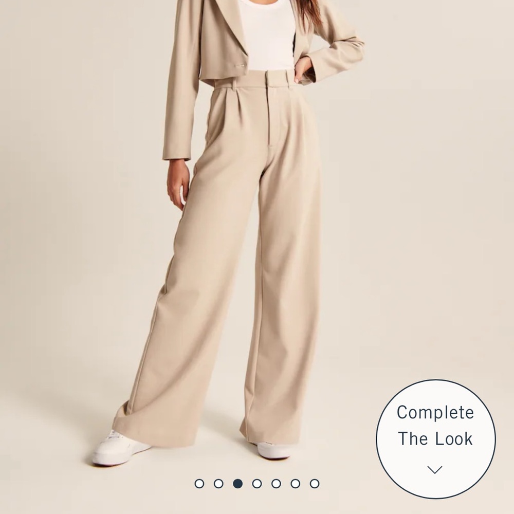 Abercrombie and Fitch wide leg trousers